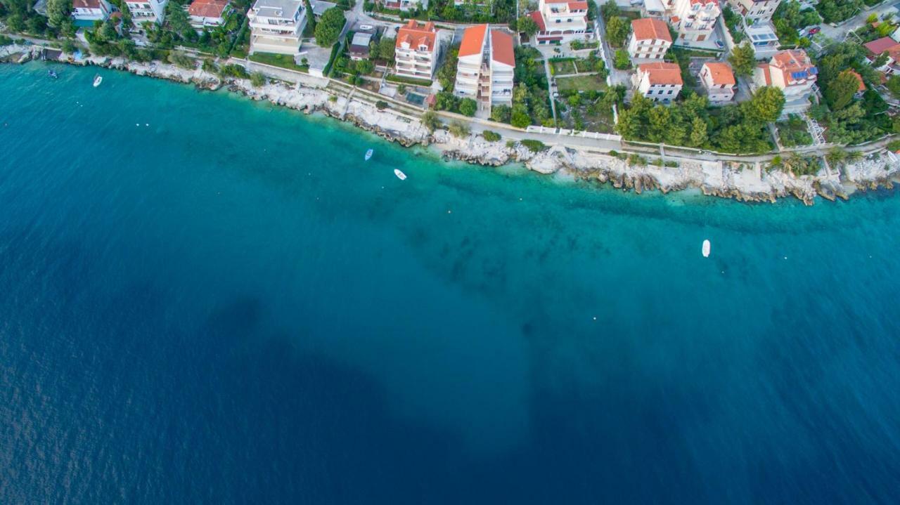 Holiday Home Olive Exclusive - 8 People, Heated Pool, Okrug Gornji, Sea View Trogir Zewnętrze zdjęcie